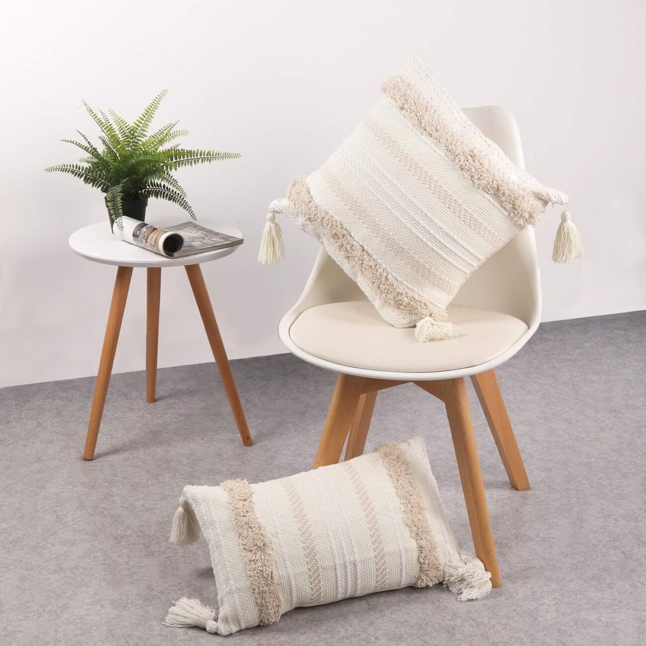 Lumbar Decorative Boho Throw Pillow CoverFarmhouse Cute Pillowcase Minimalist - Image 8