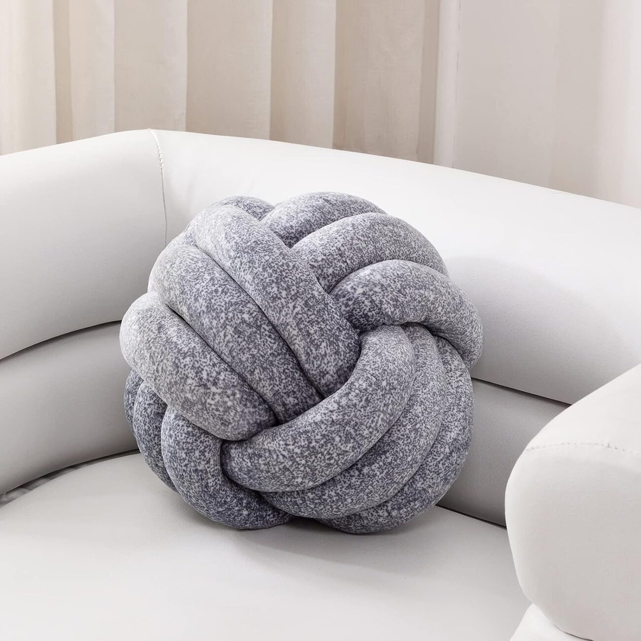 Soft Knot Ball Pillows,Round Throw Pillow Cushion Home Decoration Plush Pillow - Image 15