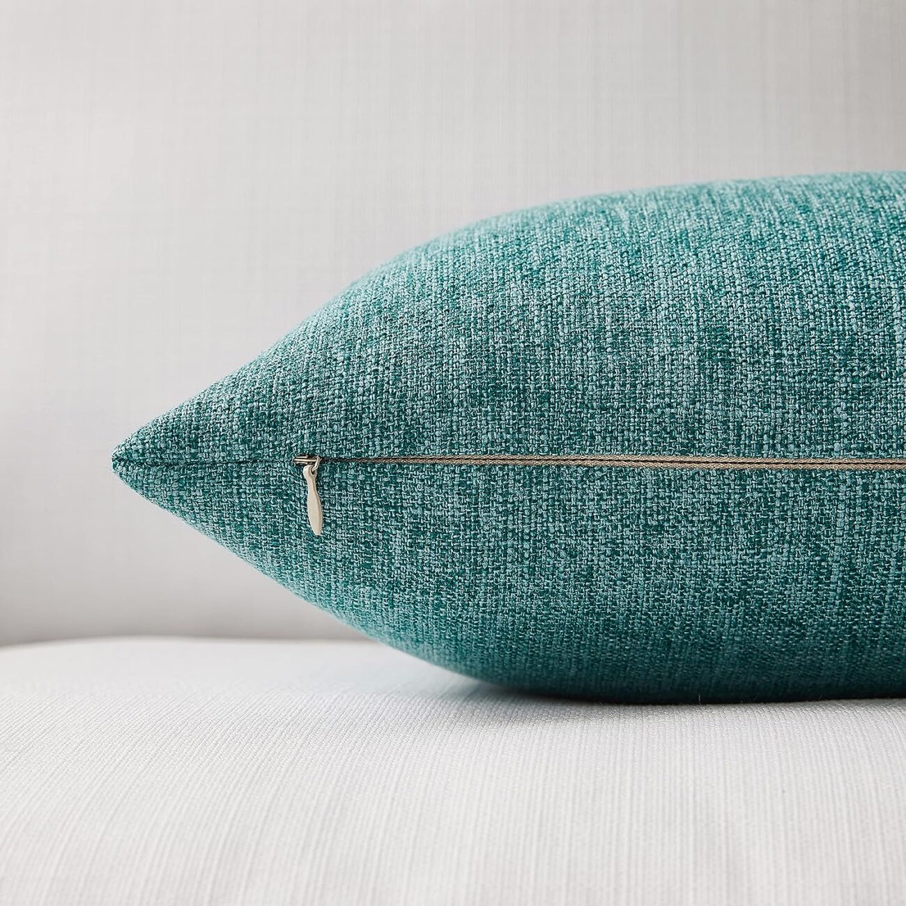 Set of 2 Pillow Covers 18 x 18 Inch Farmhouse Boho Decorative Throw Pillow Covers Linen Cushion Covers - Image 37