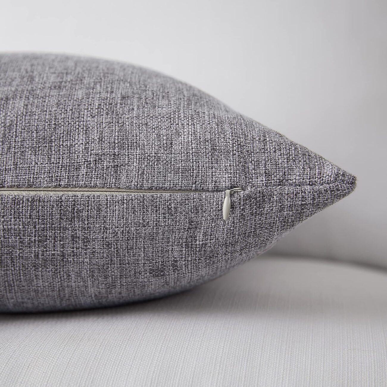 Set of 2 Pillow Covers 18 x 18 Inch Farmhouse Boho Decorative Throw Pillow Covers Linen Cushion Covers - Image 31