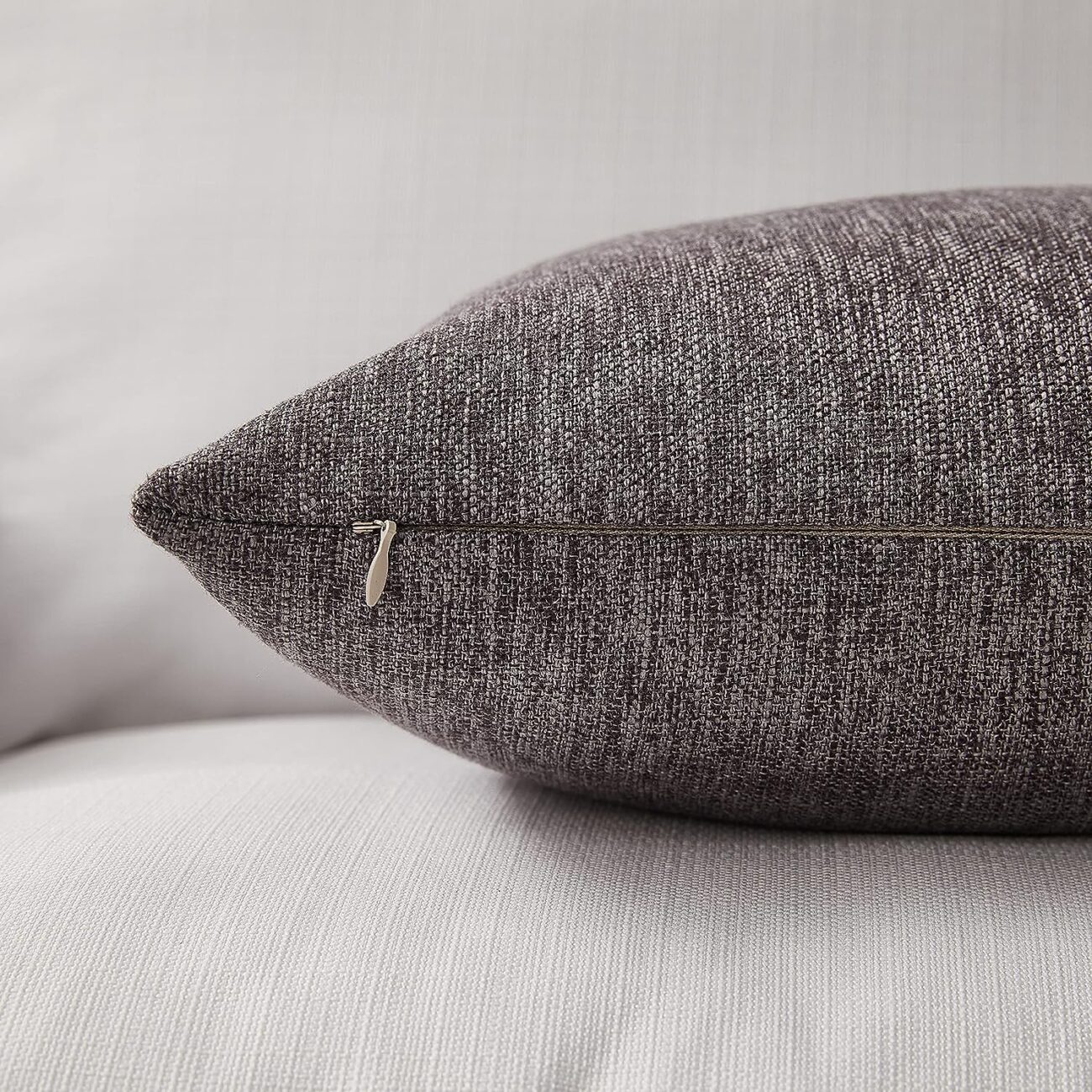 Set of 2 Pillow Covers 18 x 18 Inch Farmhouse Boho Decorative Throw Pillow Covers Linen Cushion Covers - Image 16
