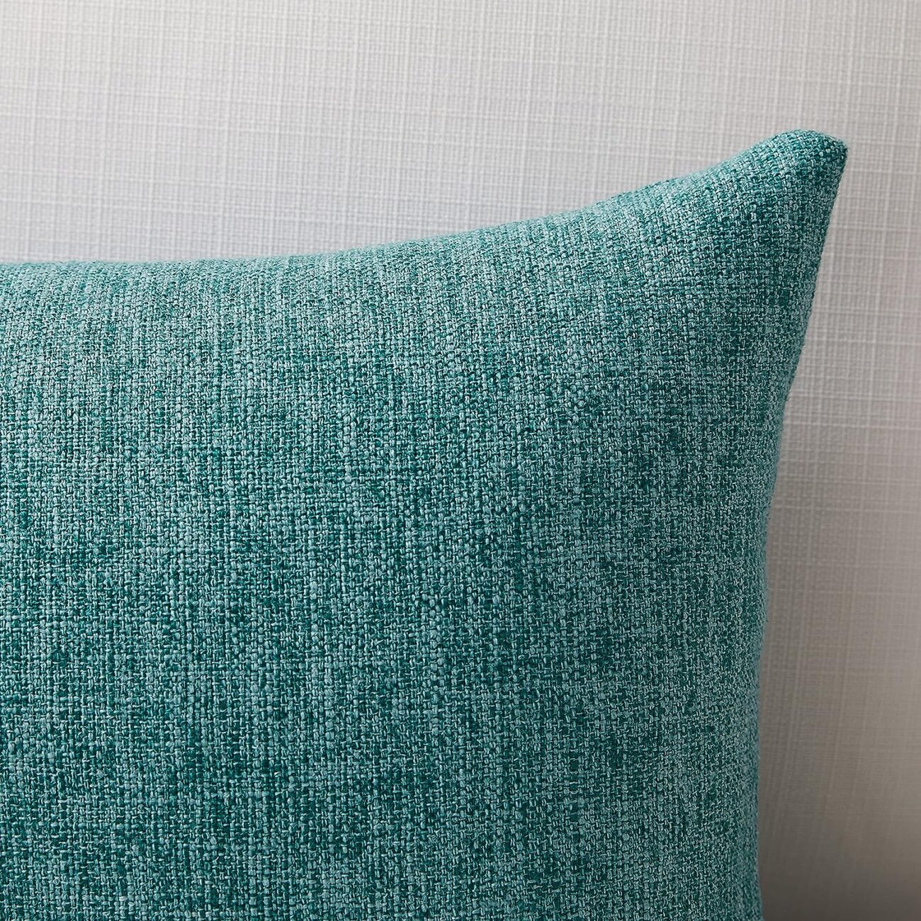 Set of 2 Pillow Covers 18 x 18 Inch Farmhouse Boho Decorative Throw Pillow Covers Linen Cushion Covers - Image 36