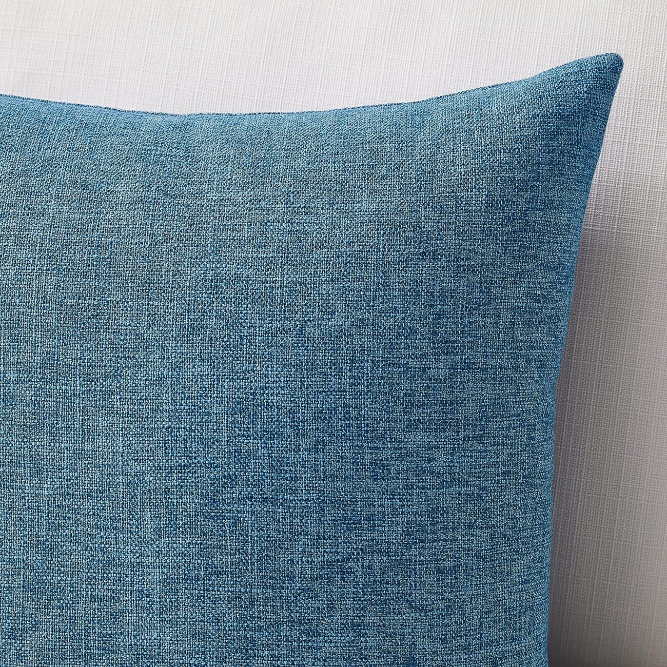 Set of 2 Pillow Covers 18 x 18 Inch Farmhouse Boho Decorative Throw Pillow Covers Linen Cushion Covers - Image 20