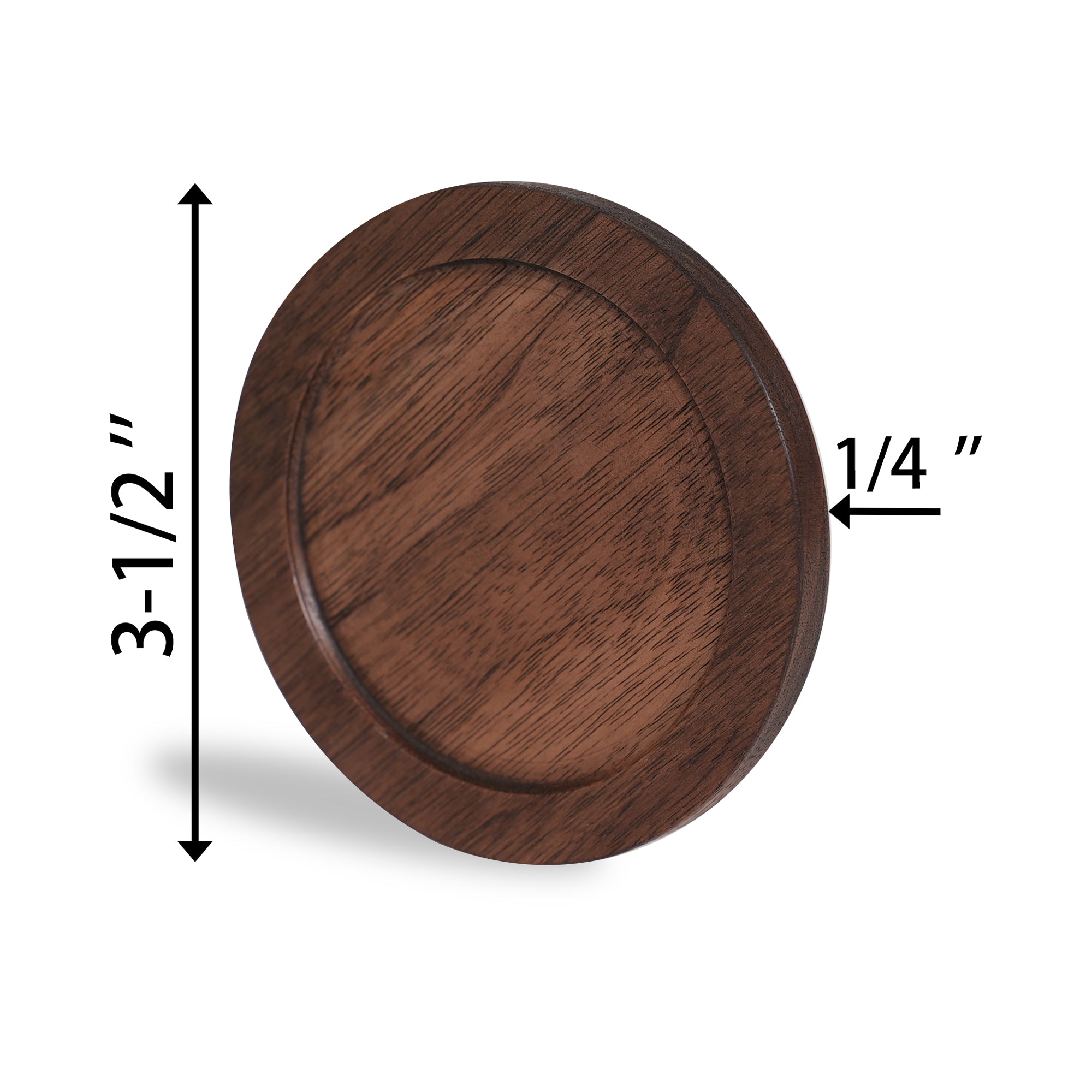 CONSDAN Cup Coasters, USA Grown Hardwood, Wooden Cup Coasters Set, 6 Pcs a set - Image 4