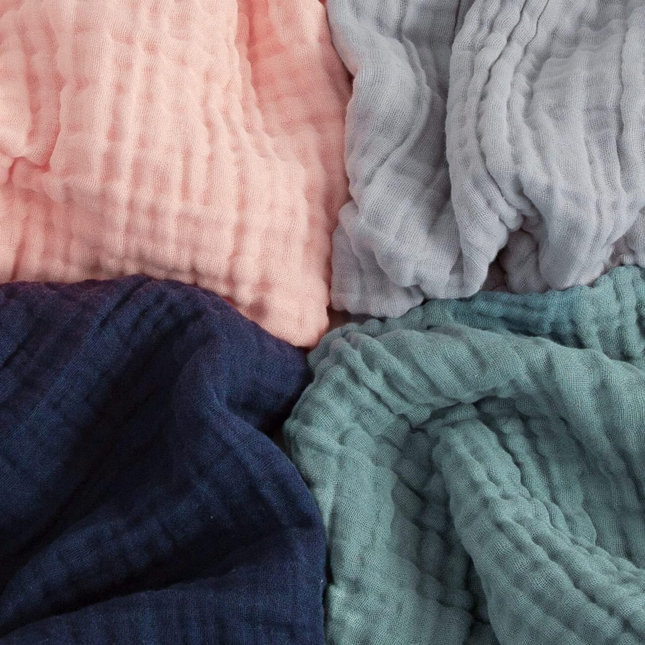 Cotton Blanket Soft Muslin Throw Blanket for Couch Bed 4 & 6 Layers Breathable - Image 37