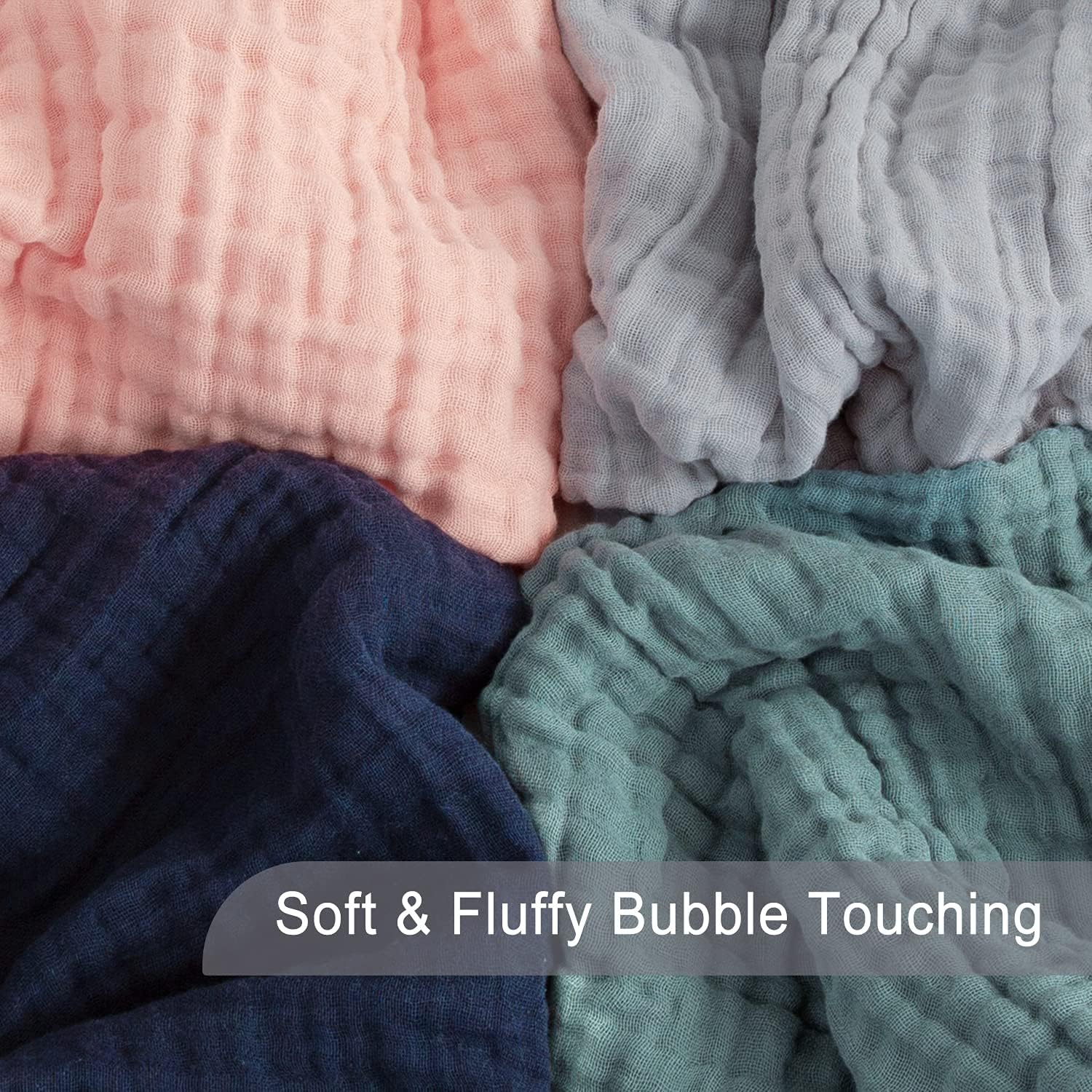 Cotton Blanket Soft Muslin Throw Blanket for Couch Bed 4 & 6 Layers Breathable - Image 21