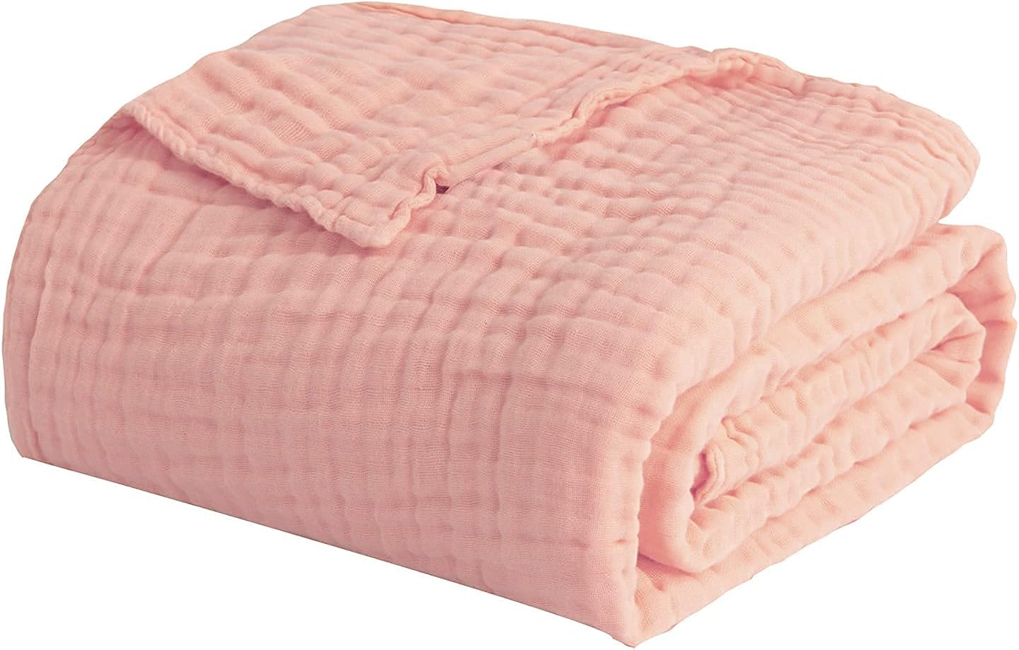 Cotton Blanket Soft Muslin Throw Blanket for Couch Bed 4 & 6 Layers Breathable - Image 4