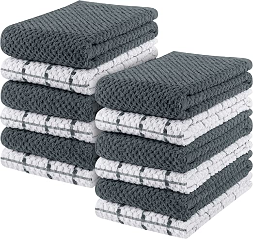 Kitchen Towels set 15 x 25 Inches, 100% Ring Spun Cotton Super Soft Tea Towels and Bar Towels - Image 38