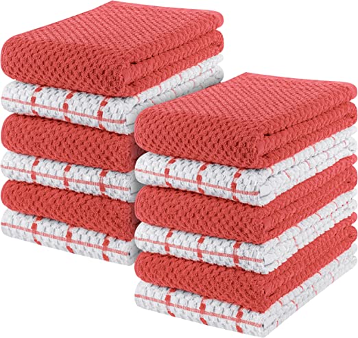 Kitchen Towels set 15 x 25 Inches, 100% Ring Spun Cotton Super Soft Tea Towels and Bar Towels - Image 36