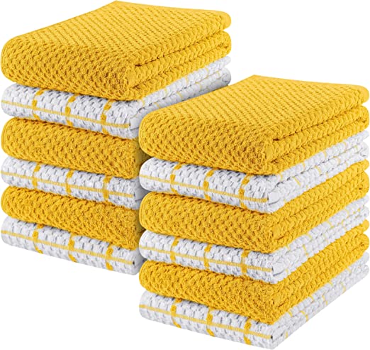 Kitchen Towels set 15 x 25 Inches, 100% Ring Spun Cotton Super Soft Tea Towels and Bar Towels - Image 35