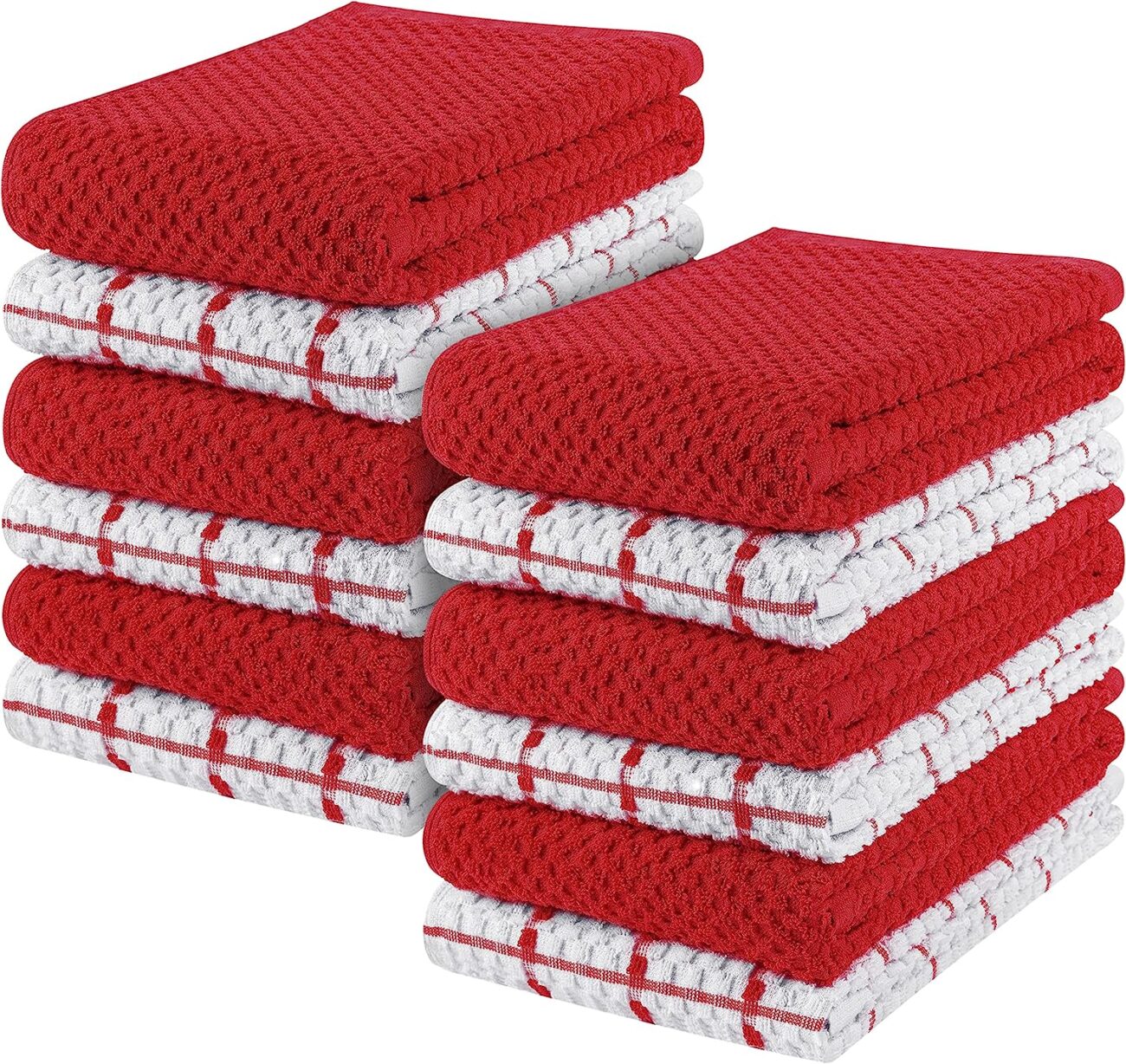 Kitchen Towels set 15 x 25 Inches, 100% Ring Spun Cotton Super Soft Tea Towels and Bar Towels - Image 5