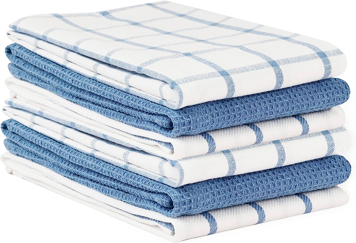 LINEN Kitchen Towels and Dishcloths Set -Cotton Dish Cloths, 18”x 28 - Image 3