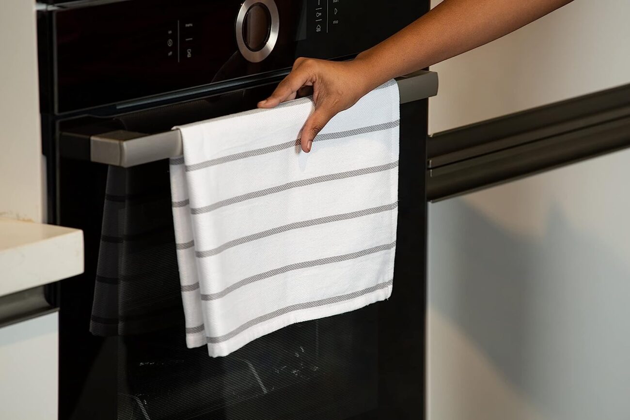 LINEN Kitchen Towels and Dishcloths Set -Cotton Dish Cloths, 18”x 28 - Image 35