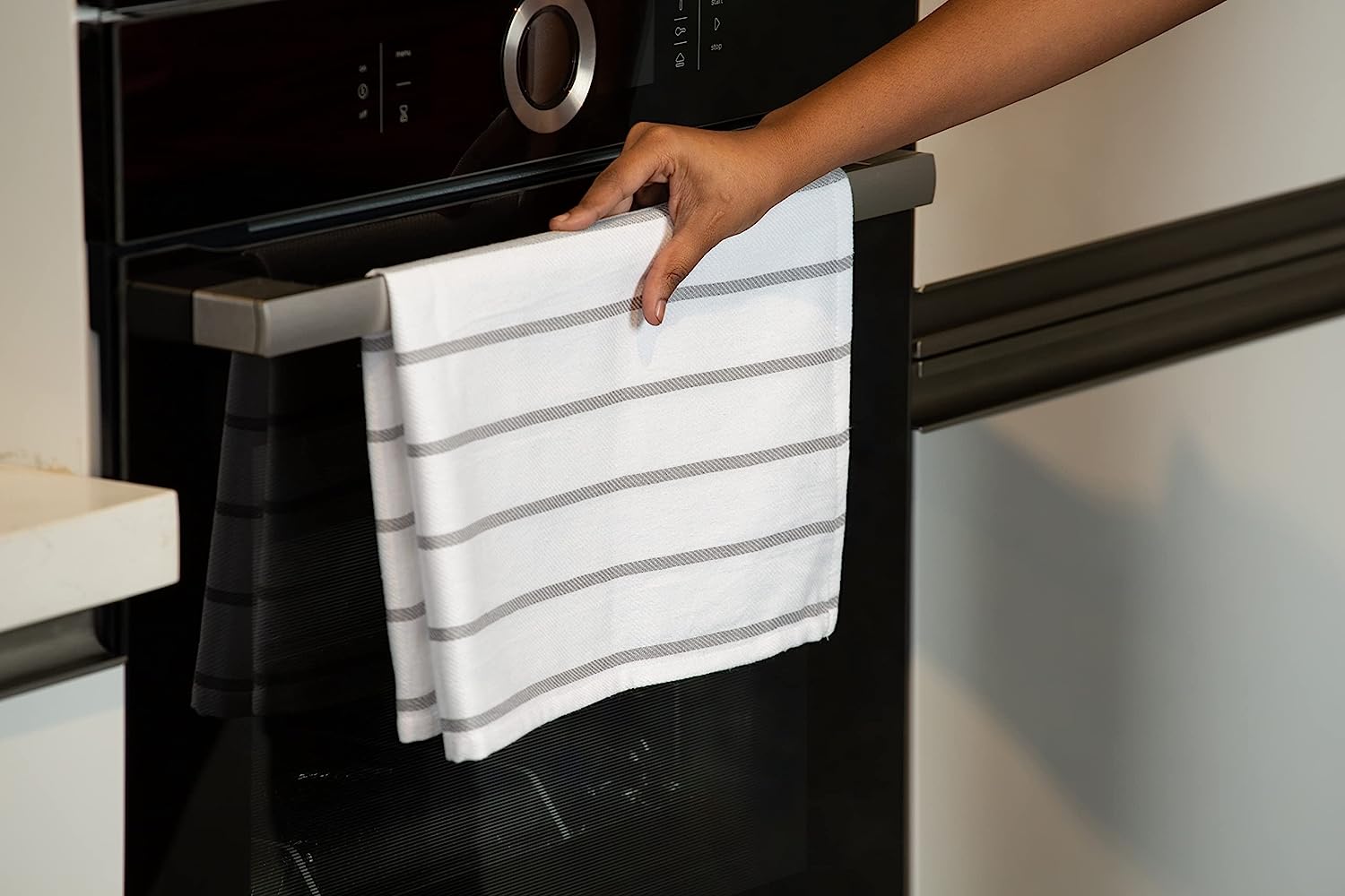 LINEN Kitchen Towels and Dishcloths Set -Cotton Dish Cloths, 18”x 28 - Image 35