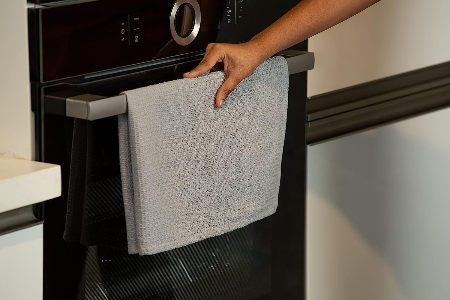 LINEN Kitchen Towels and Dishcloths Set -Cotton Dish Cloths, 18”x 28 - Image 34