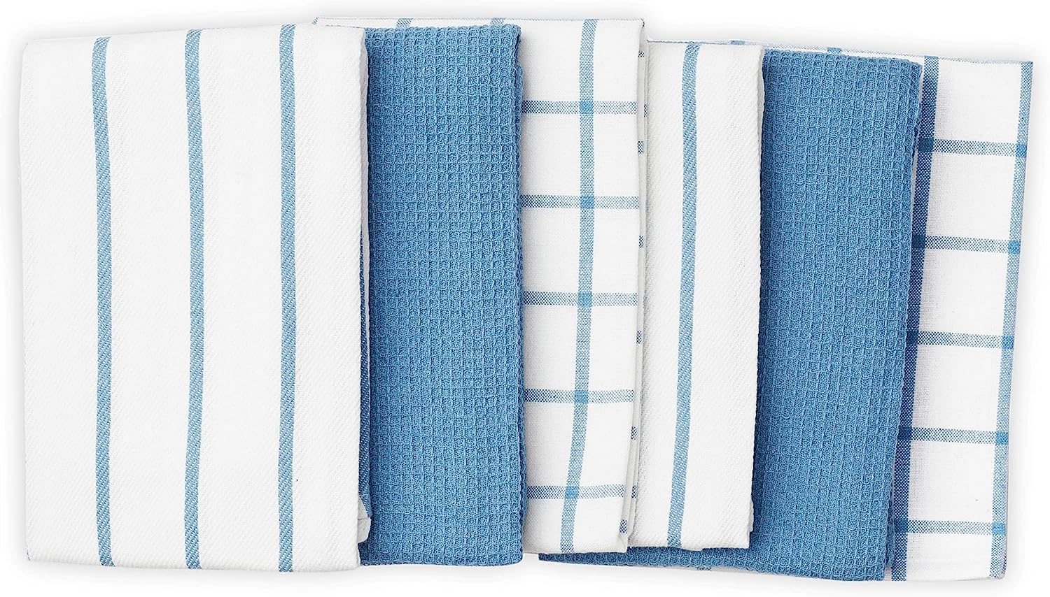 LINEN Kitchen Towels and Dishcloths Set -Cotton Dish Cloths, 18”x 28 - Image 4