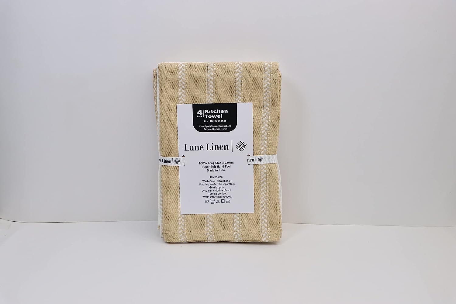 LINEN Kitchen Towels and Dishcloths Set -Cotton Dish Cloths, 18”x 28 - Image 49