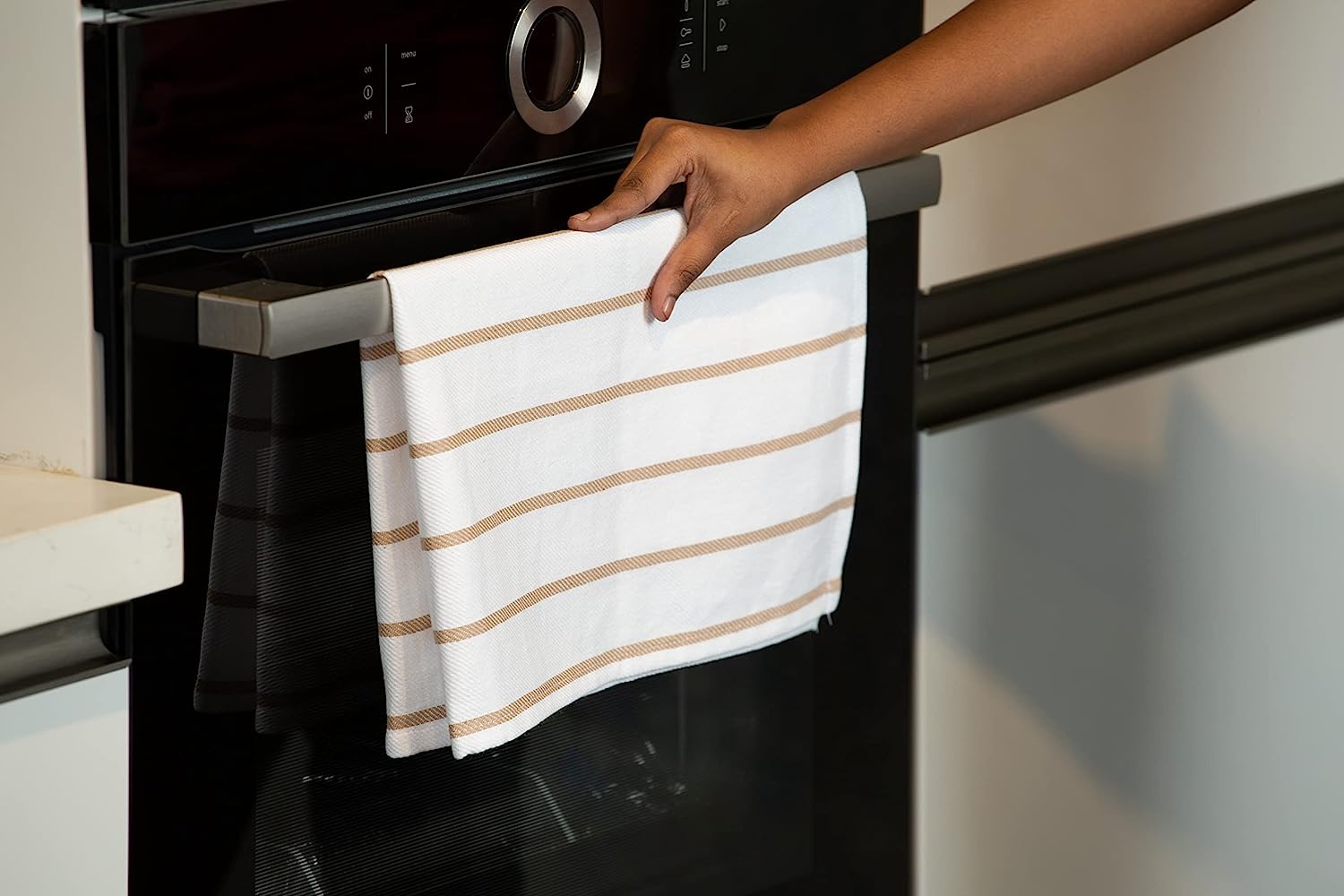 LINEN Kitchen Towels and Dishcloths Set -Cotton Dish Cloths, 18”x 28 - Image 20