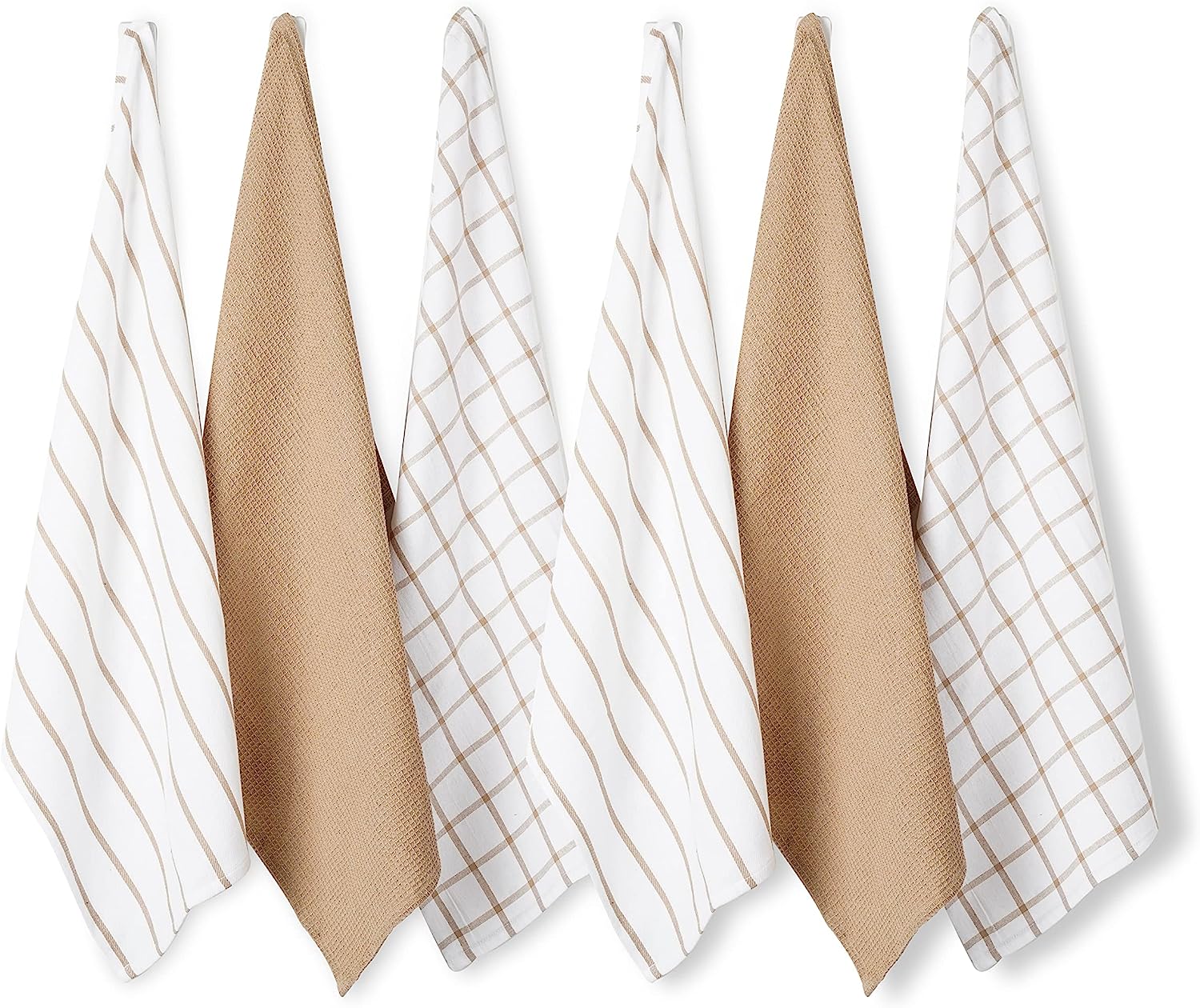 LINEN Kitchen Towels and Dishcloths Set -Cotton Dish Cloths, 18”x 28 - Image 14
