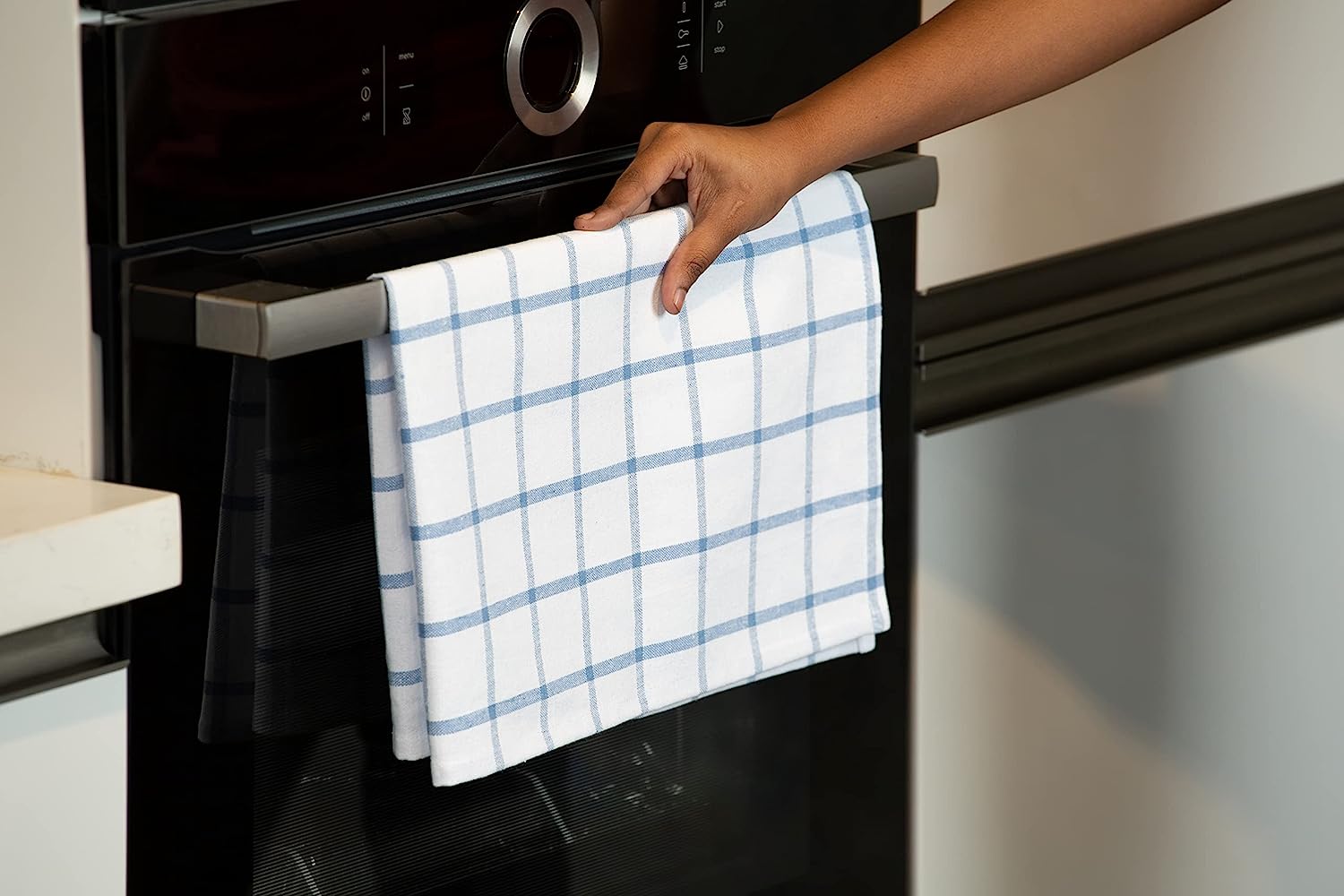 LINEN Kitchen Towels and Dishcloths Set -Cotton Dish Cloths, 18”x 28 - Image 10