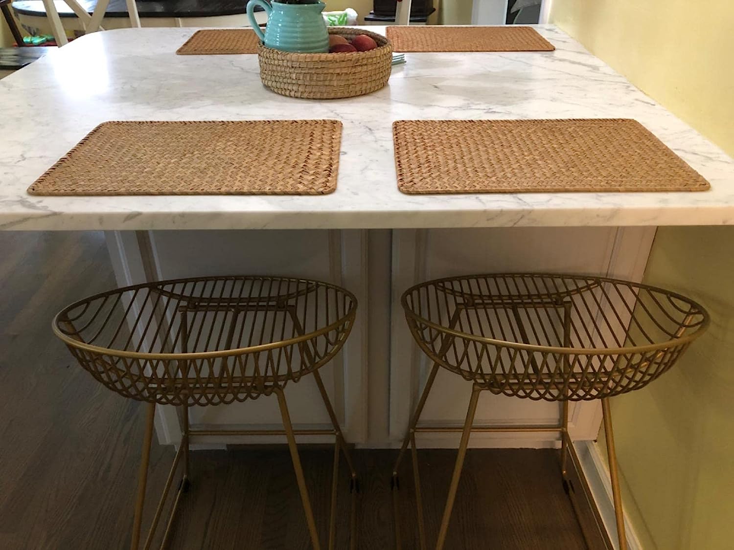 Rectangular Woven Placemats, Rattan Wicker Table Mats, 17 x 12, Natural Seagrass Place Mats - Image 8