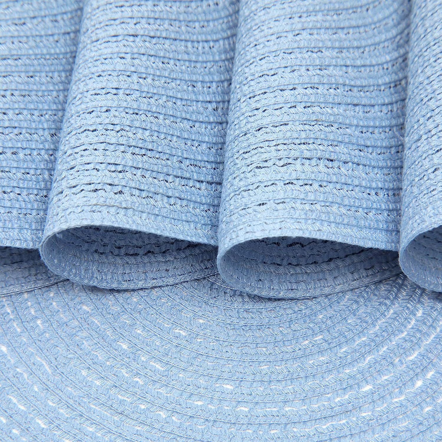 Round Braided Placemats Set Washable 15 inch Round Table Placemat - Image 30