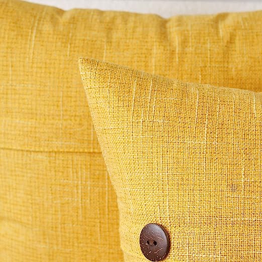 Set of 2 Decorative Linen Throw Pillow Covers Cushion Case Pillowcase for Couch Sofa Bed - Image 13