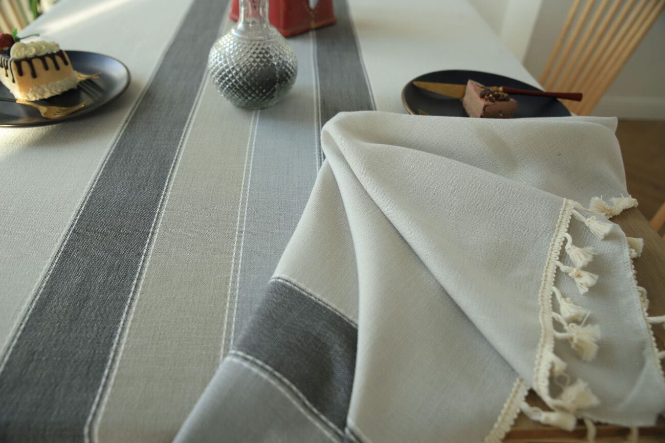 New Cotton And Linen Tassel Table Flag hick Tablecloth Cotton Linen Table Linens Tablecloths - Image 6